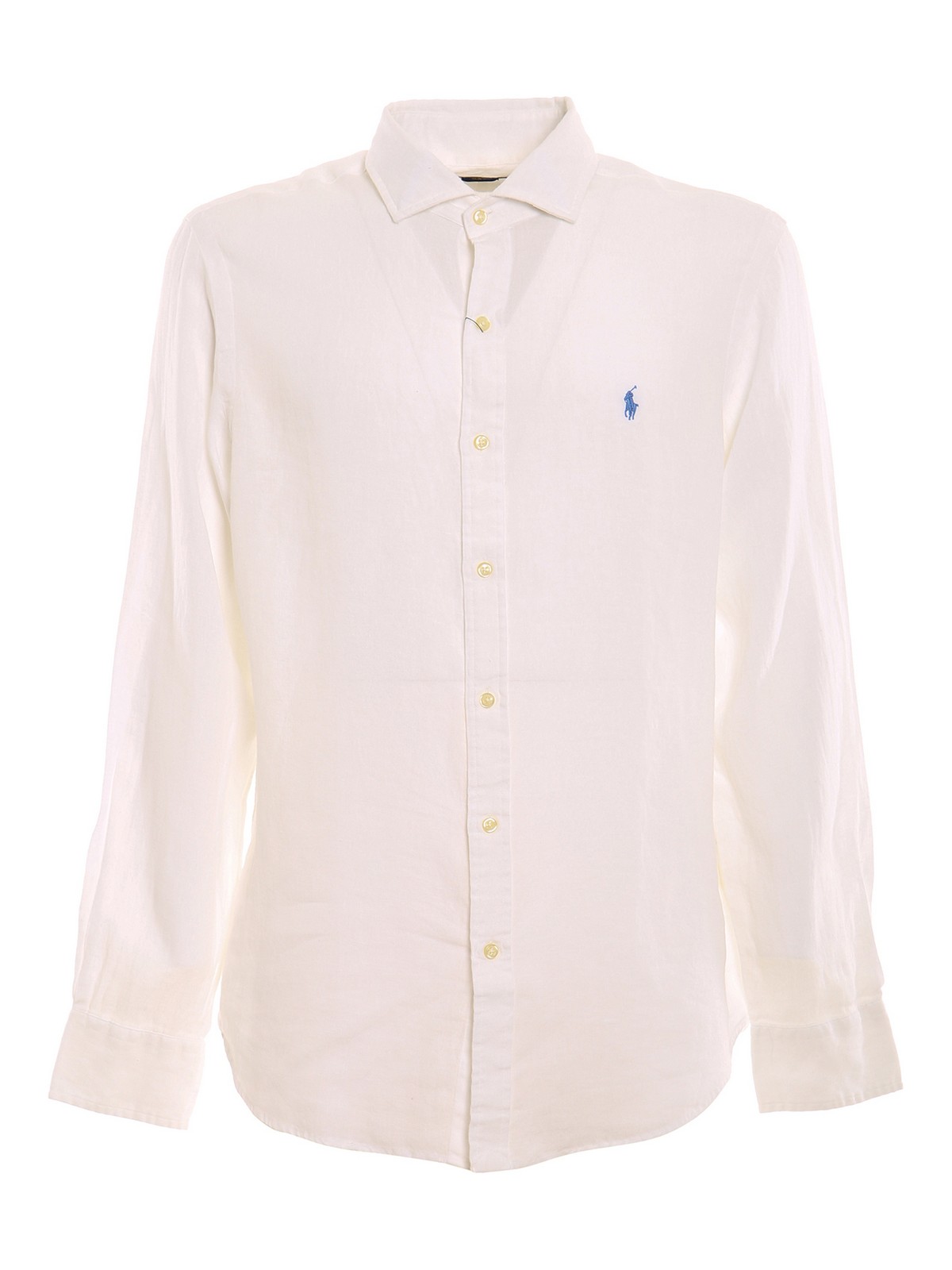 Polo Ralph Lauren Linen Shirt In White