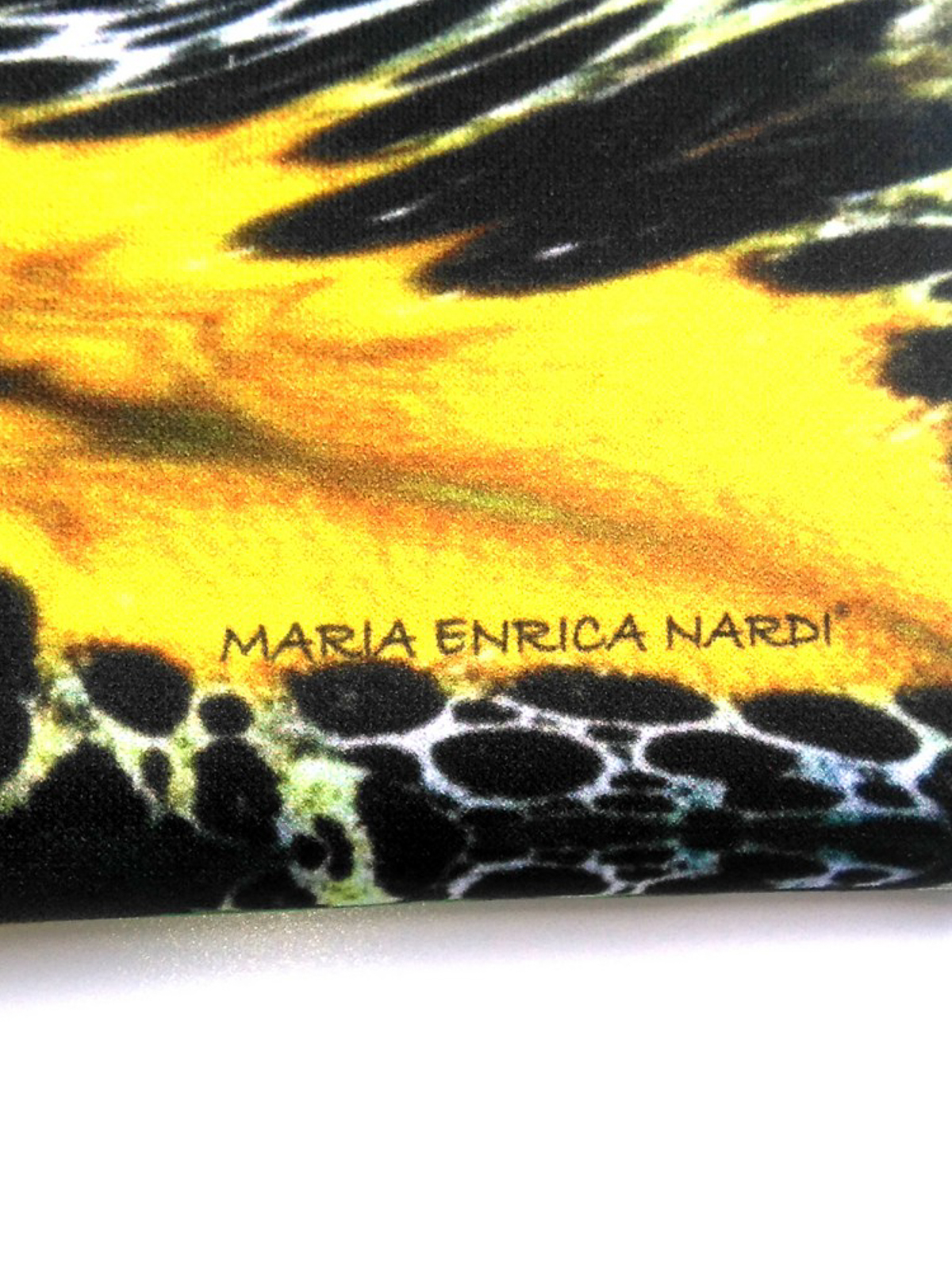 Shop Maria Enrica Nardi Circe Printed Clutch In Multicolour