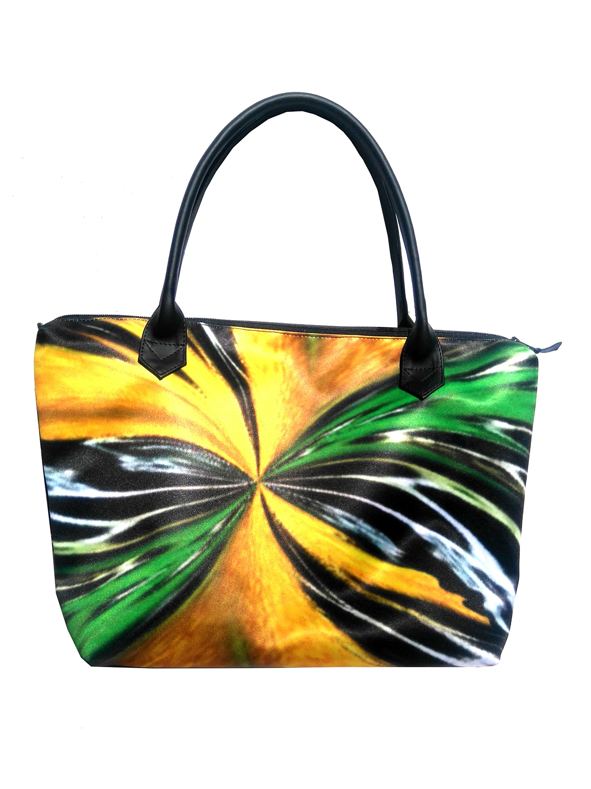 Shop Maria Enrica Nardi Artemide Satin Bag In Multicolour
