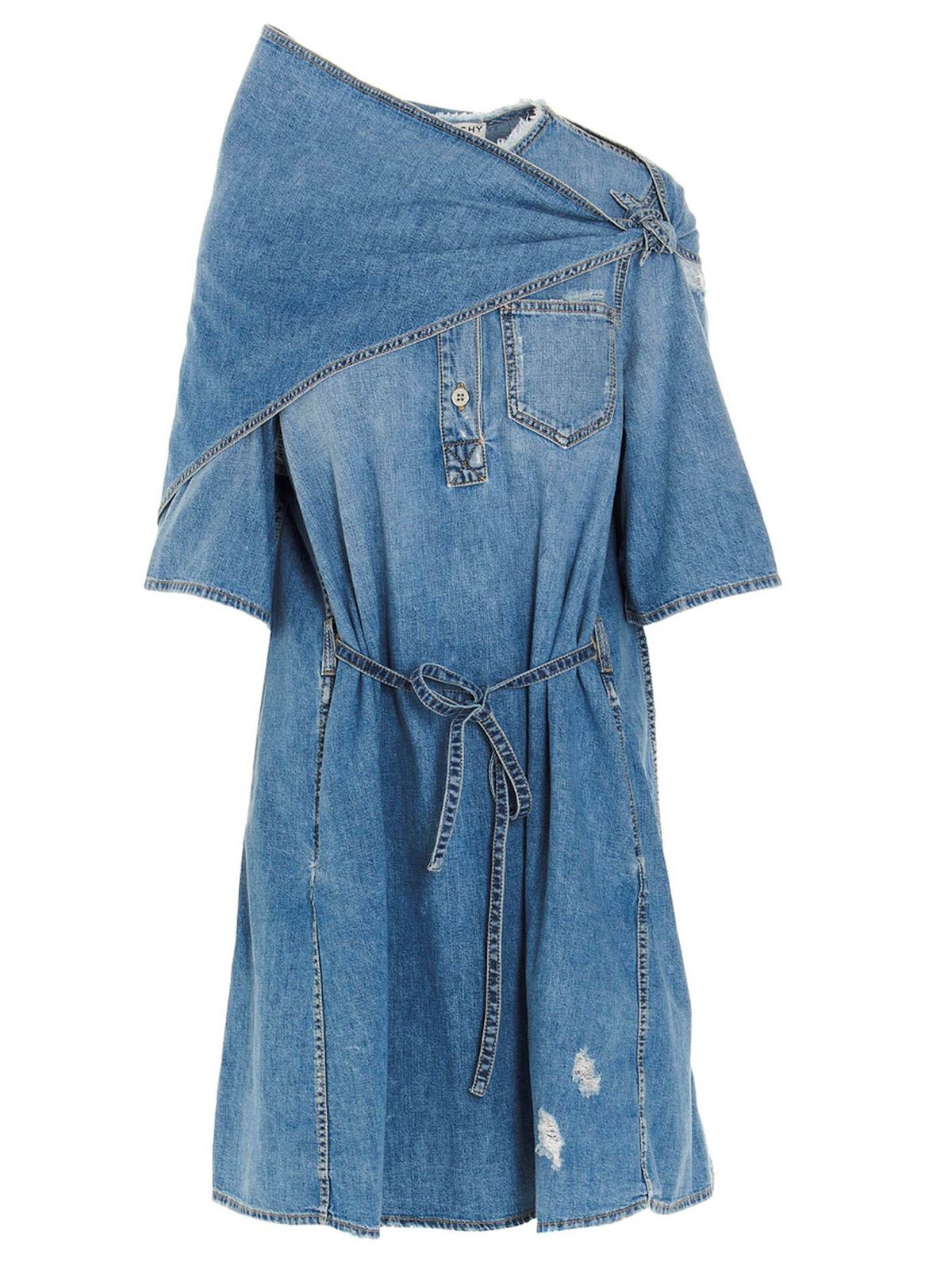 ワンピース Givenchy Denim Dress Givenchy Denim Mini Dress | Harrods UK