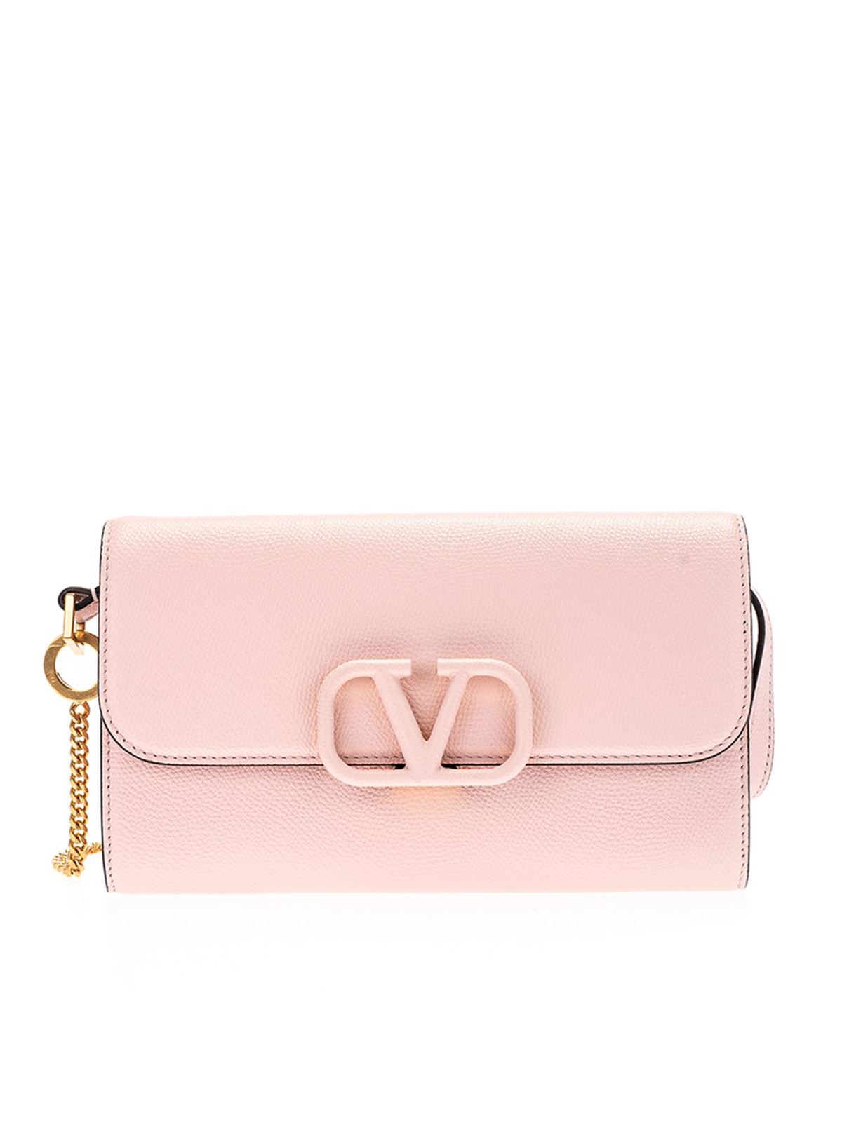 Valentino Garavani Pink VLogo Wallet Bag Valentino Garavani