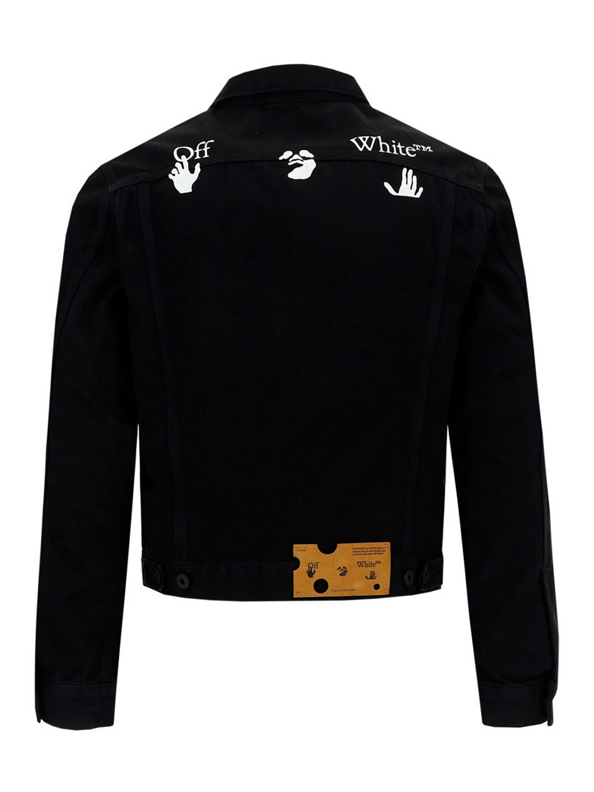 Off-White デニムジャケット - 黒|OMYE054S21DEN0061001