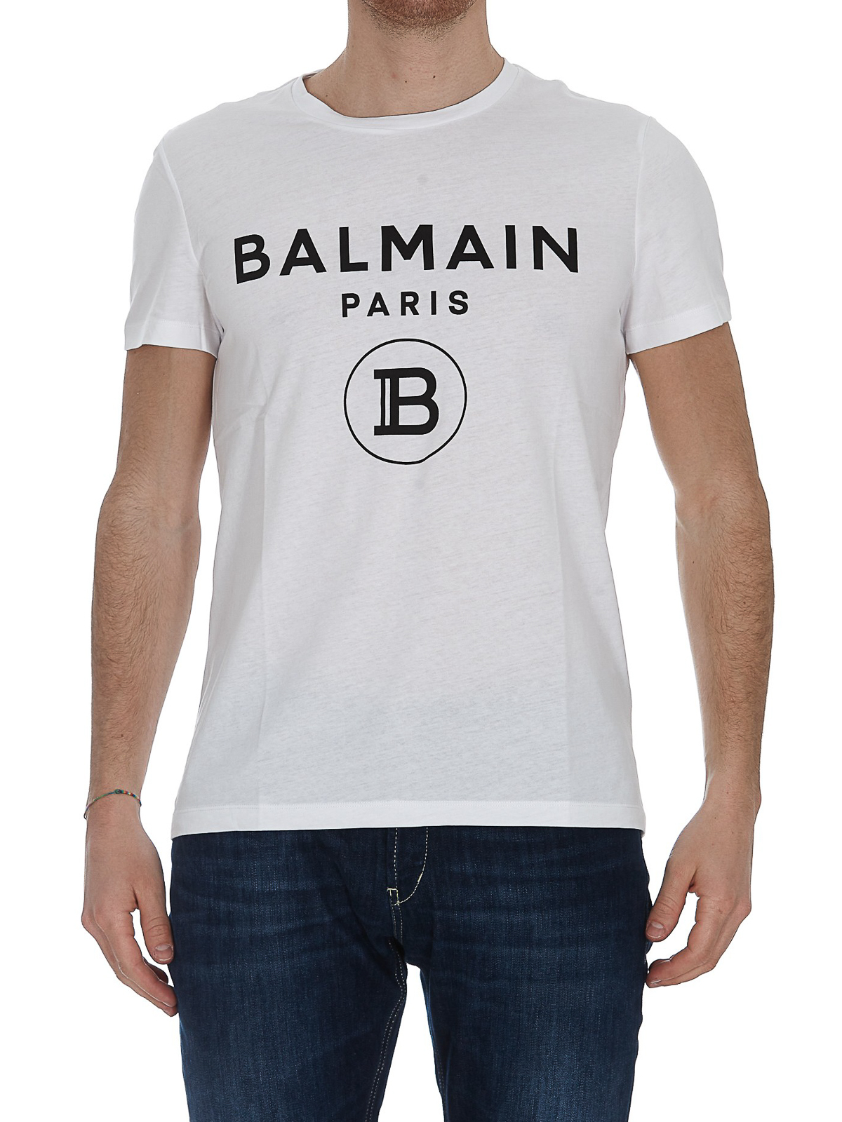 Tシャツ Balmain - Tシャツ - 白 - VH0EF000B029GAB | THEBS