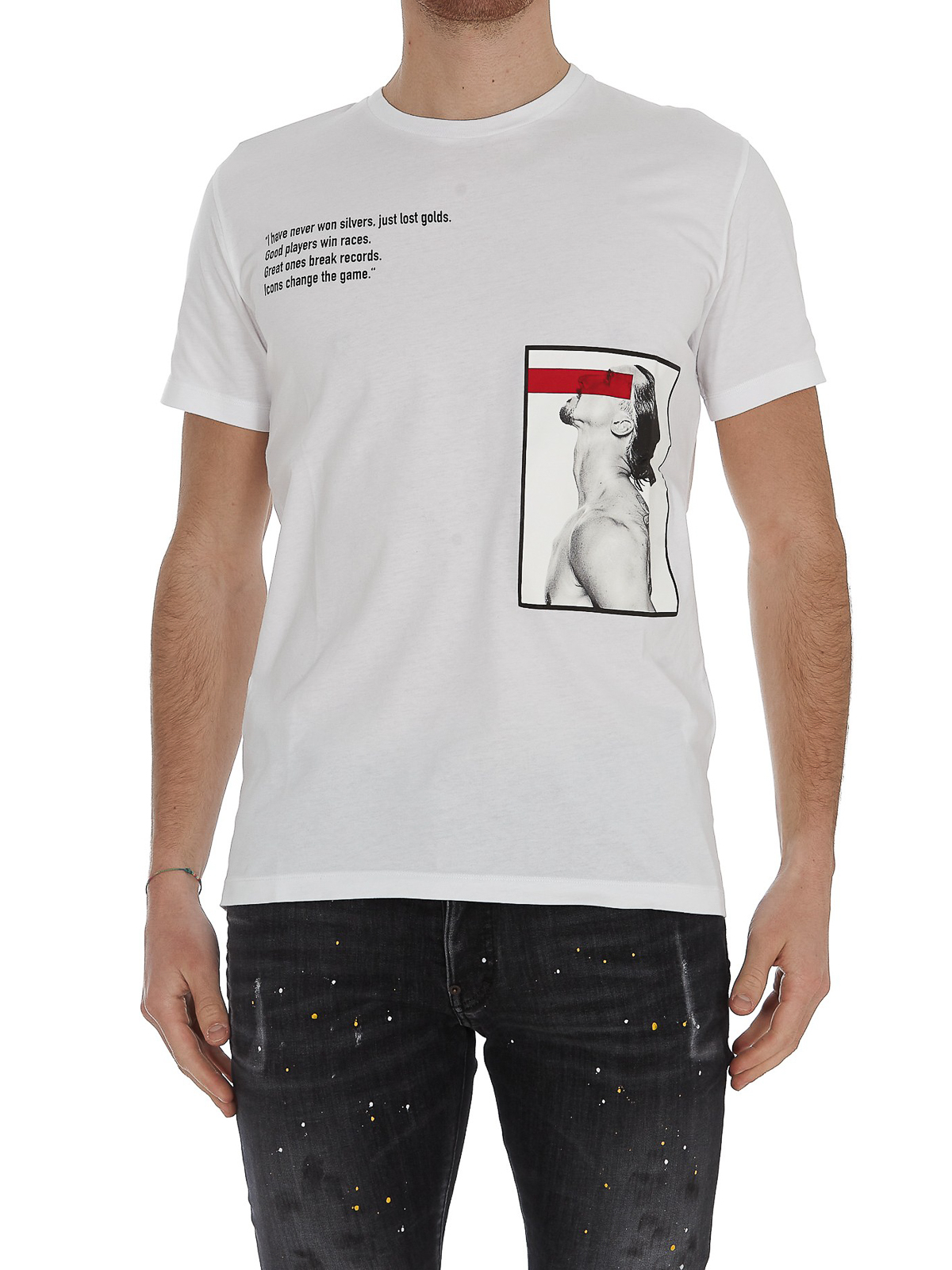 Personal Detallado Estereotipo Camisetas Dsquared2 - Camiseta - Icon Ibrahimović - S79GC0025S23009100
