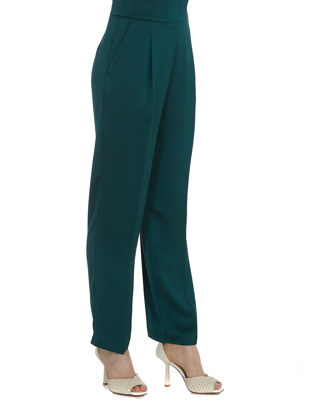 Highwaist trousers with darts