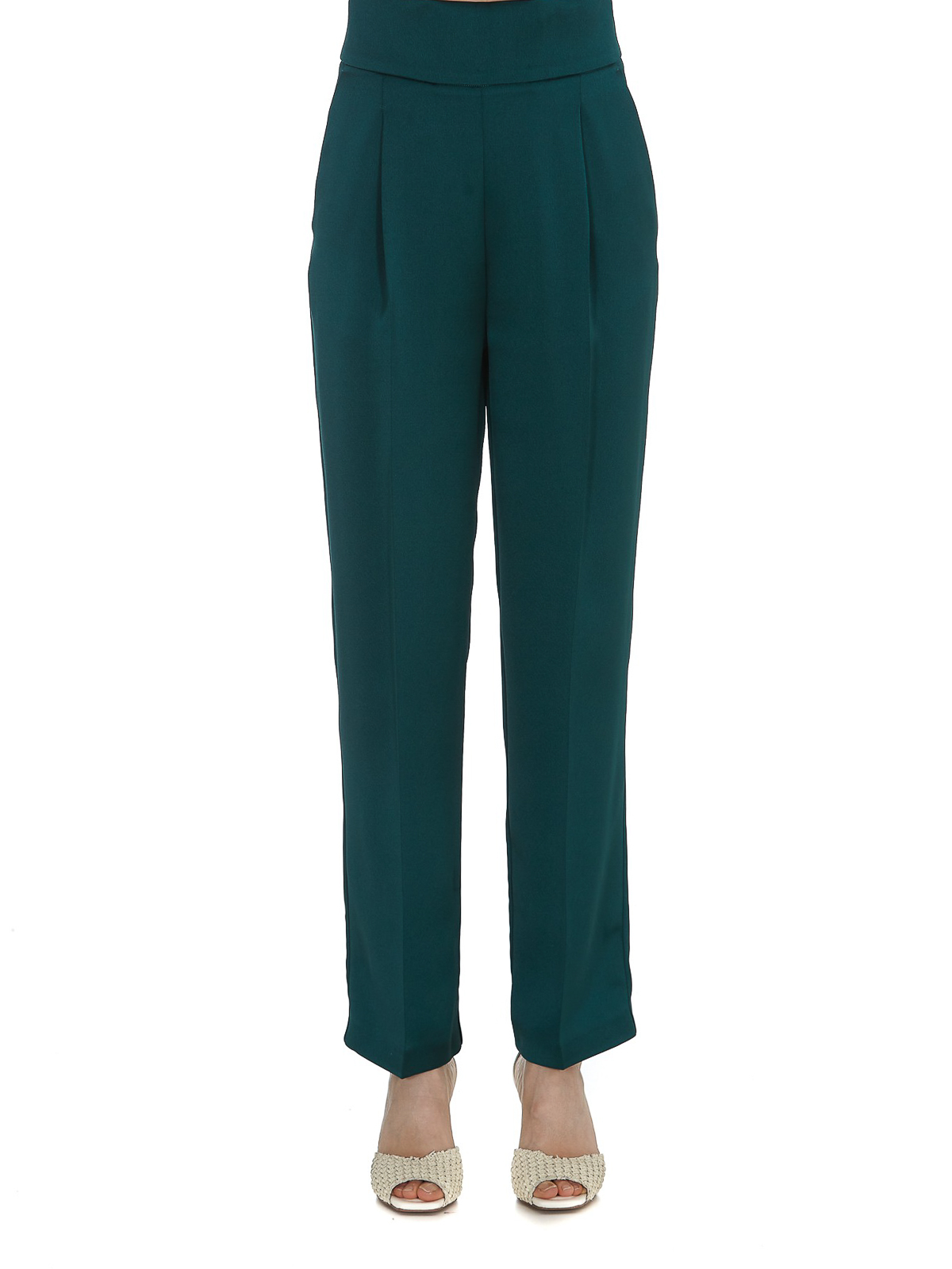 REDValentino Stretch Frisottine Pants With Darts Detail  Trousers for  Women  REDValentino EStore
