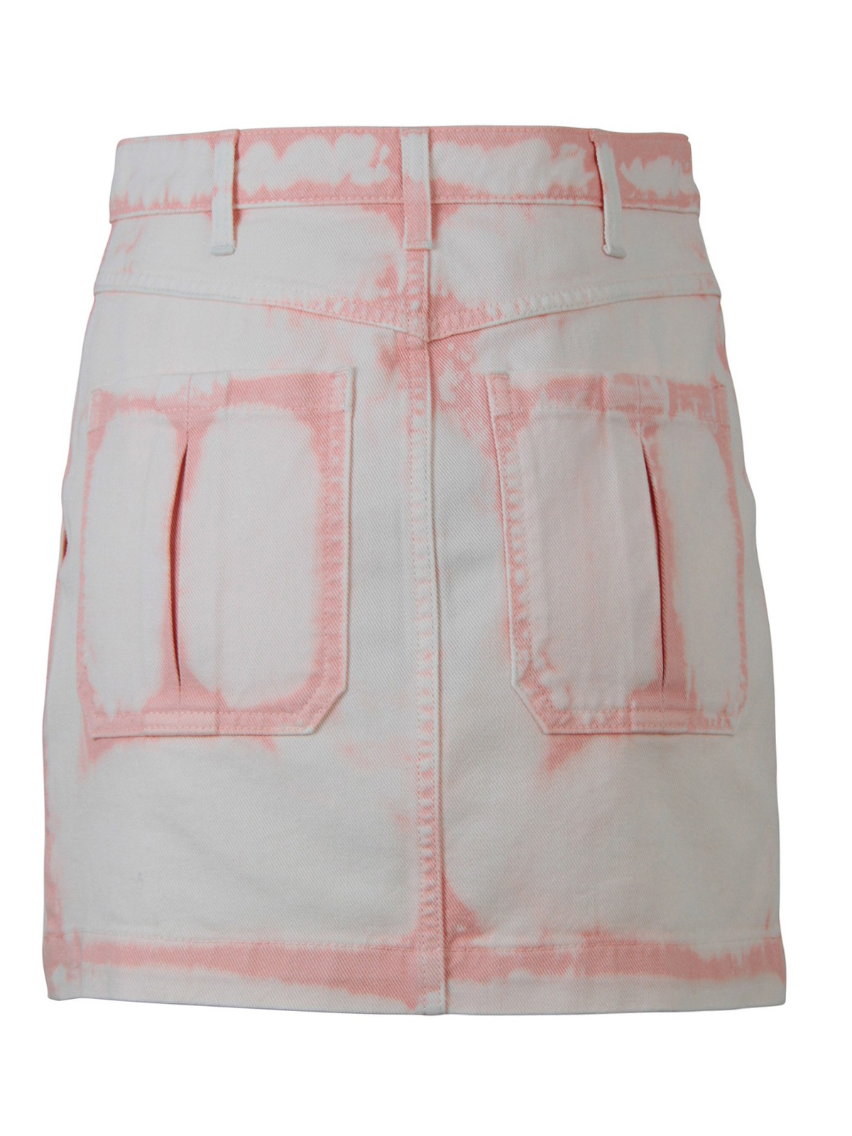 Shop Alberta Ferretti Minifalda - Sorbet Sky Dye In Light Pink