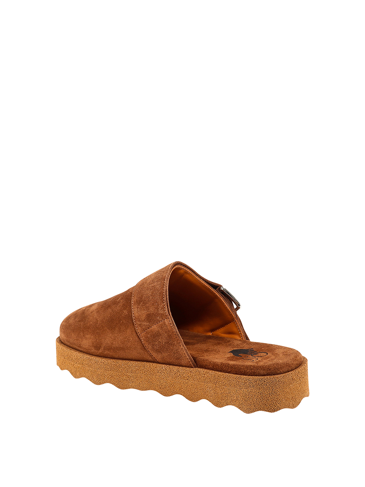 Shop Off-white Sponge Clogs In Brown