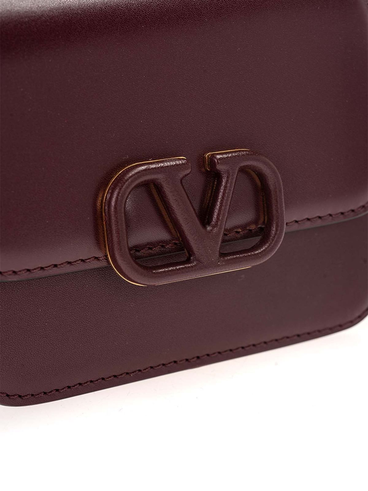 Cross body bags Valentino Garavani - VSling micro bag in burgundy -  UW2B0G44HFBU26