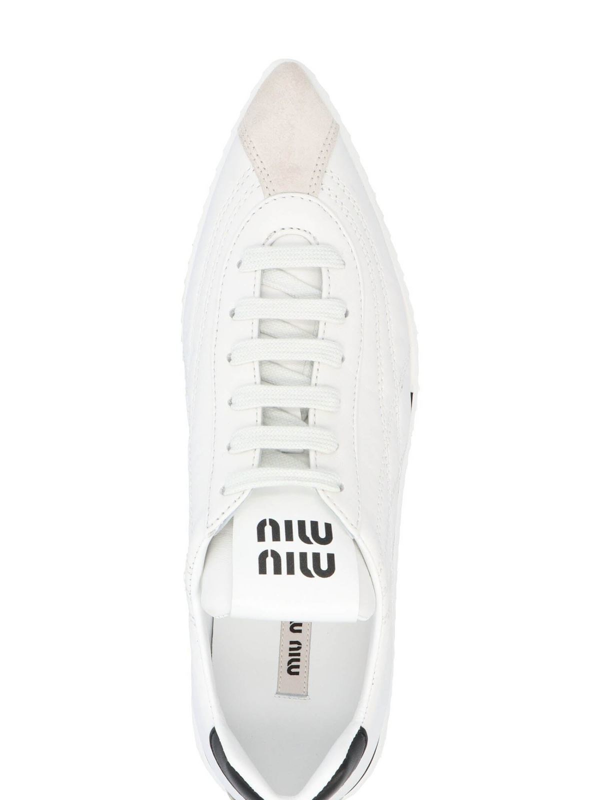 Miu miu pointed store sneakers