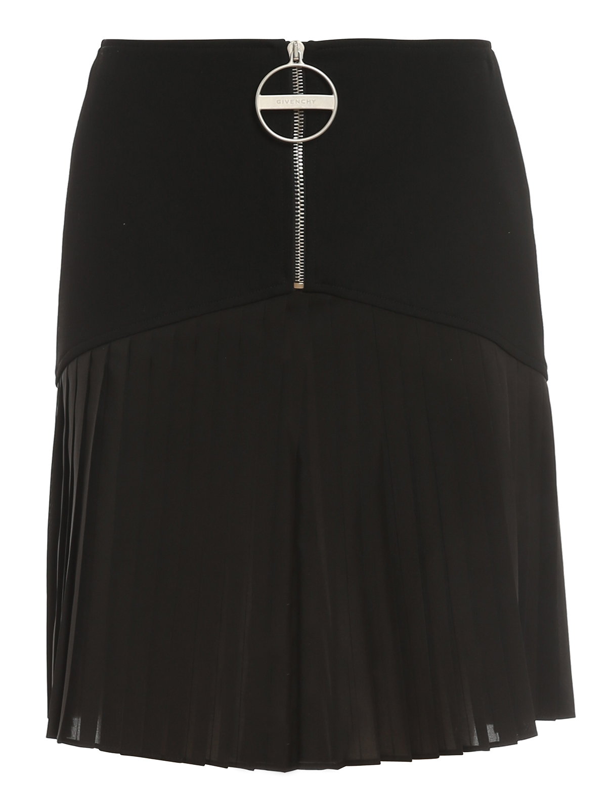 Givenchy Wool-silk blend mini skirt - Black - Women
