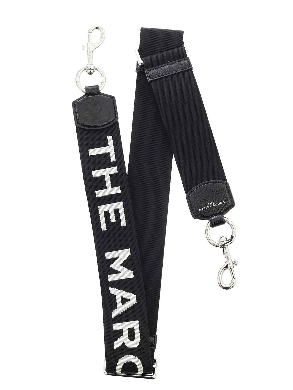 Marc Jacobs Black 'The Logo Webbing' Shoulder Strap