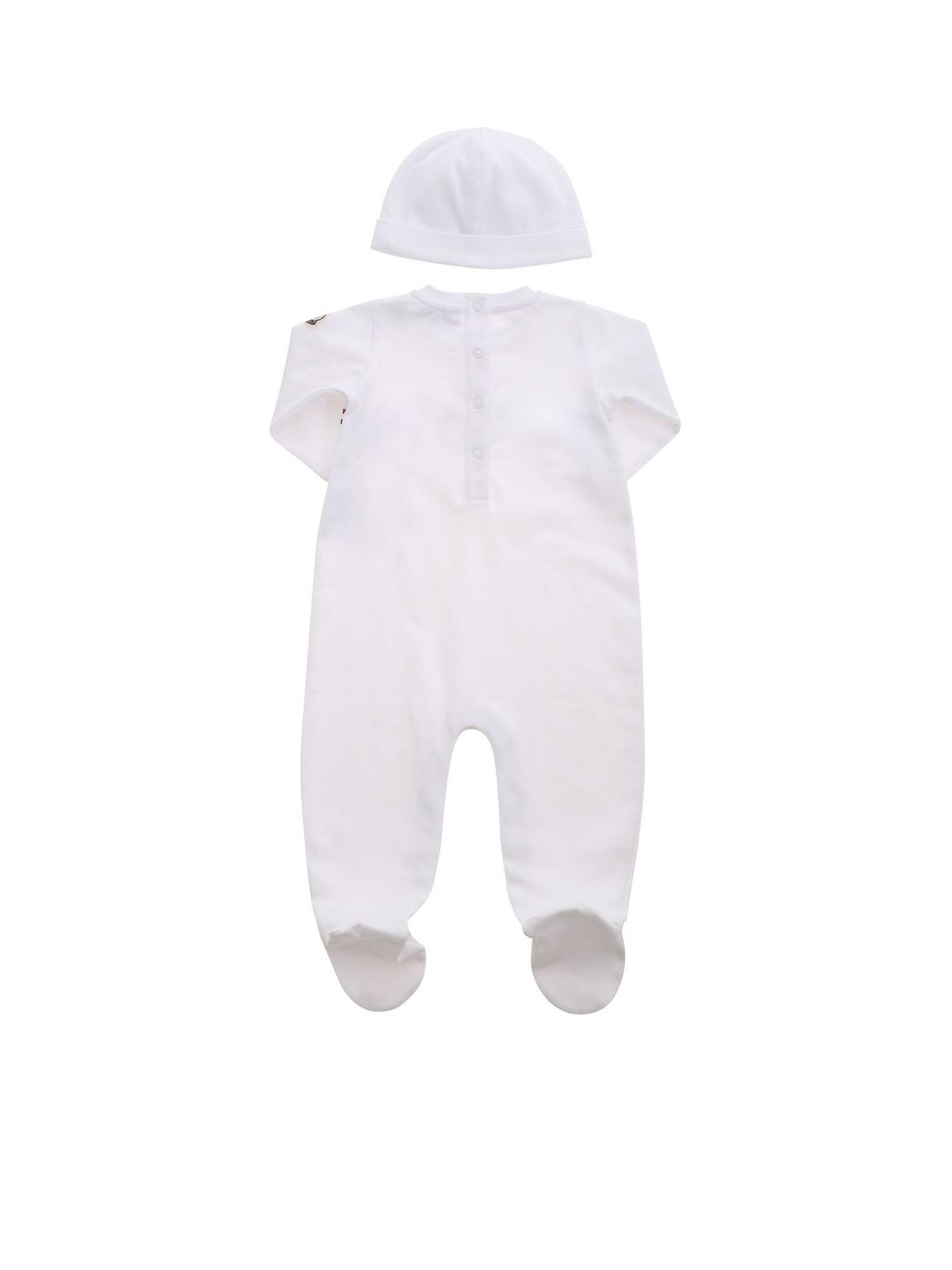 Moncler Jr ジャンプスーツ - 白|8O702008392E002 | THEBS