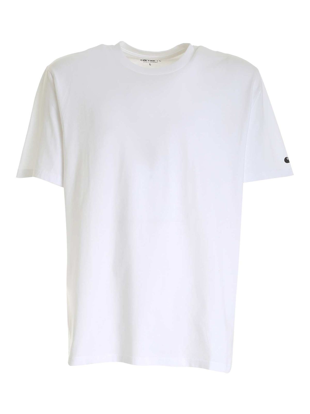 Shop Carhartt Camiseta - Base In White