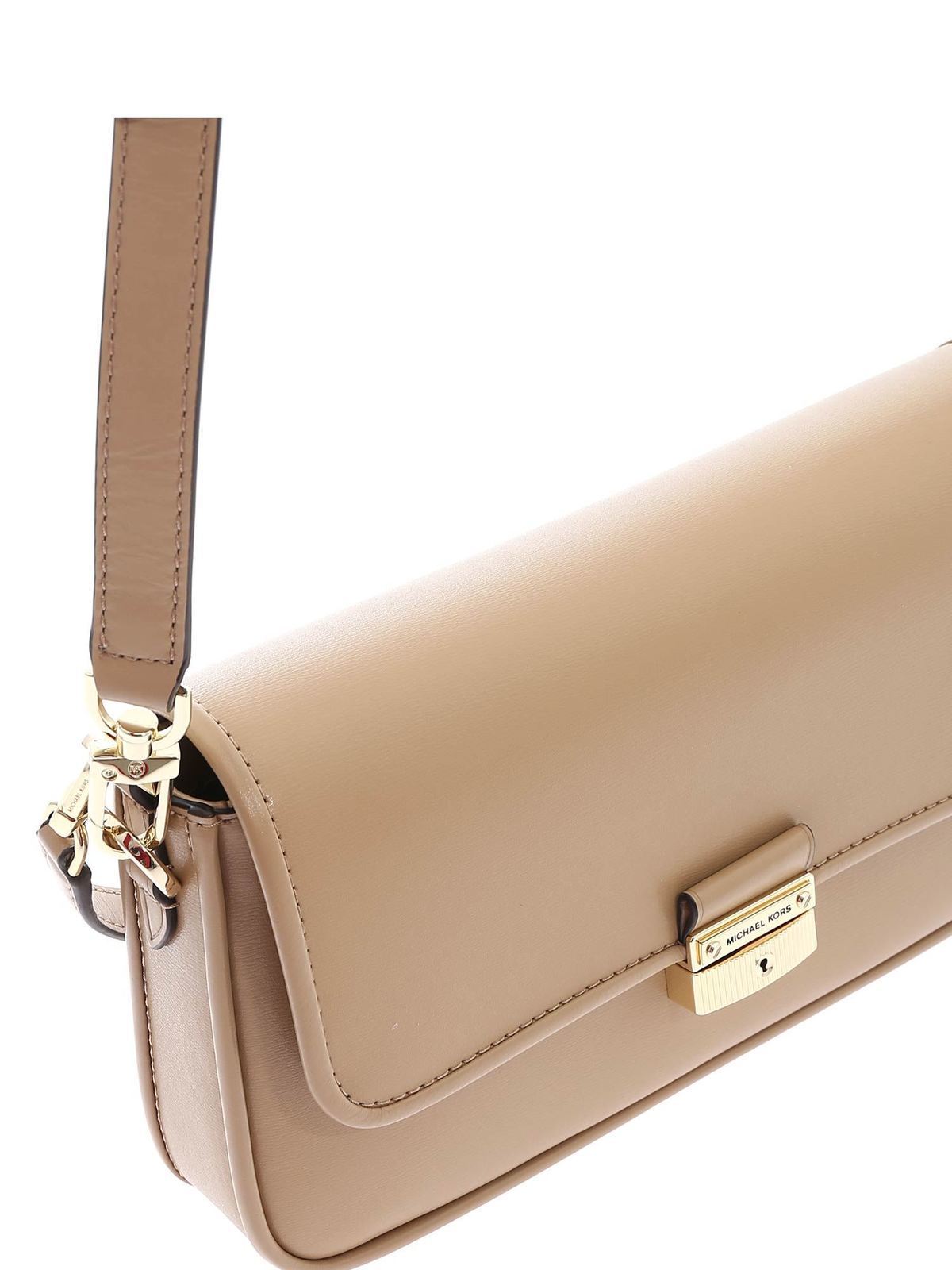 Michael Kors Glossy Beige Shoulder Bag Womens Fashion Bags  Wallets Shoulder  Bags on Carousell