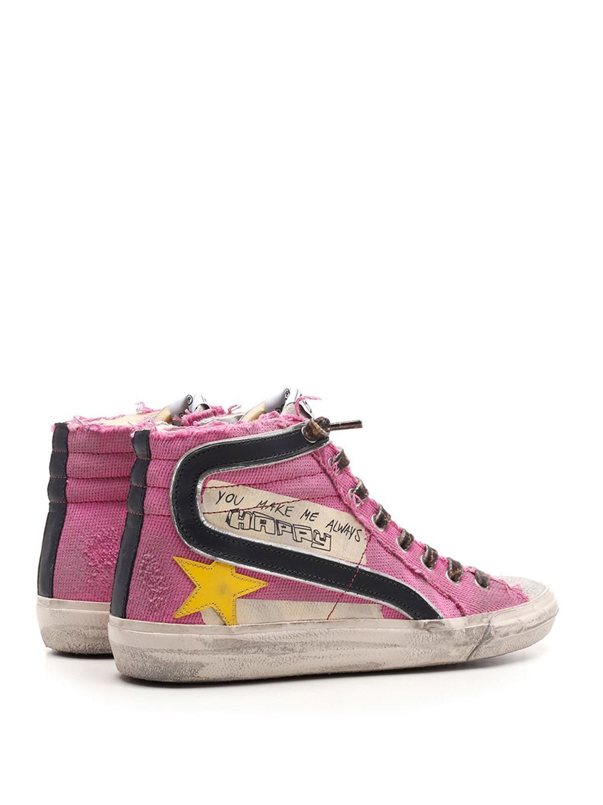 Golden goose 2025 slide pink