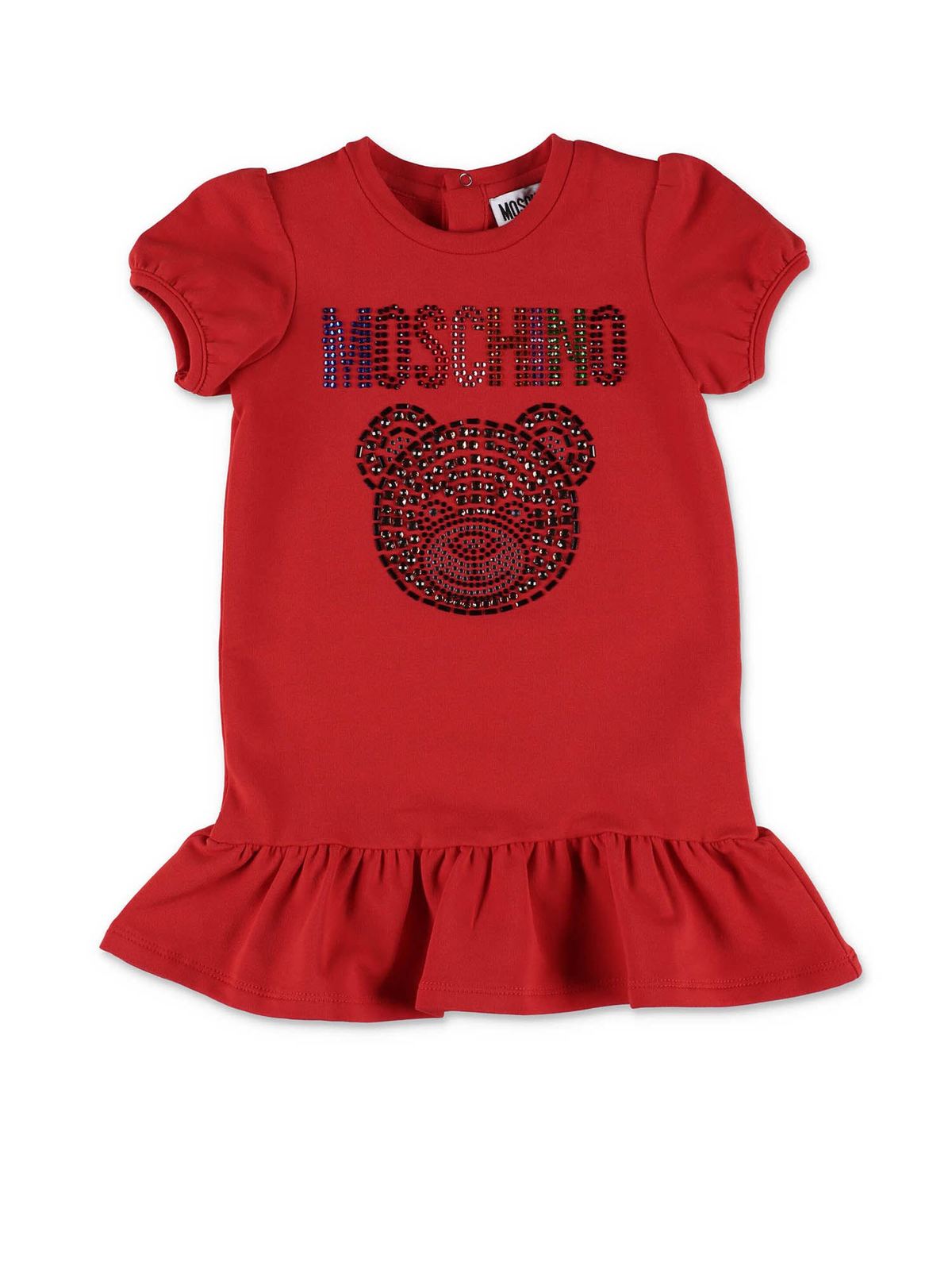 open lace back dress Honey Bear Dress - Red main image 0
