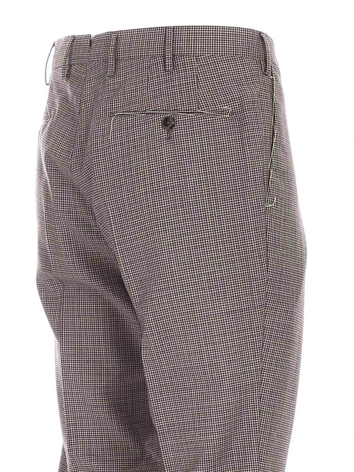 Pt Torino Flicker Super 100'S pants in brown|AFFKZ00CUBMA850150