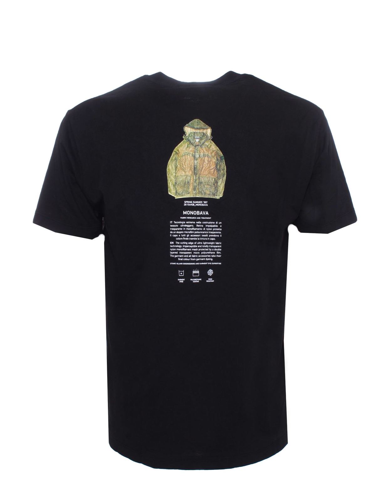 Stone Island Archivio t-shirt in black - Black|74152NS91V0029