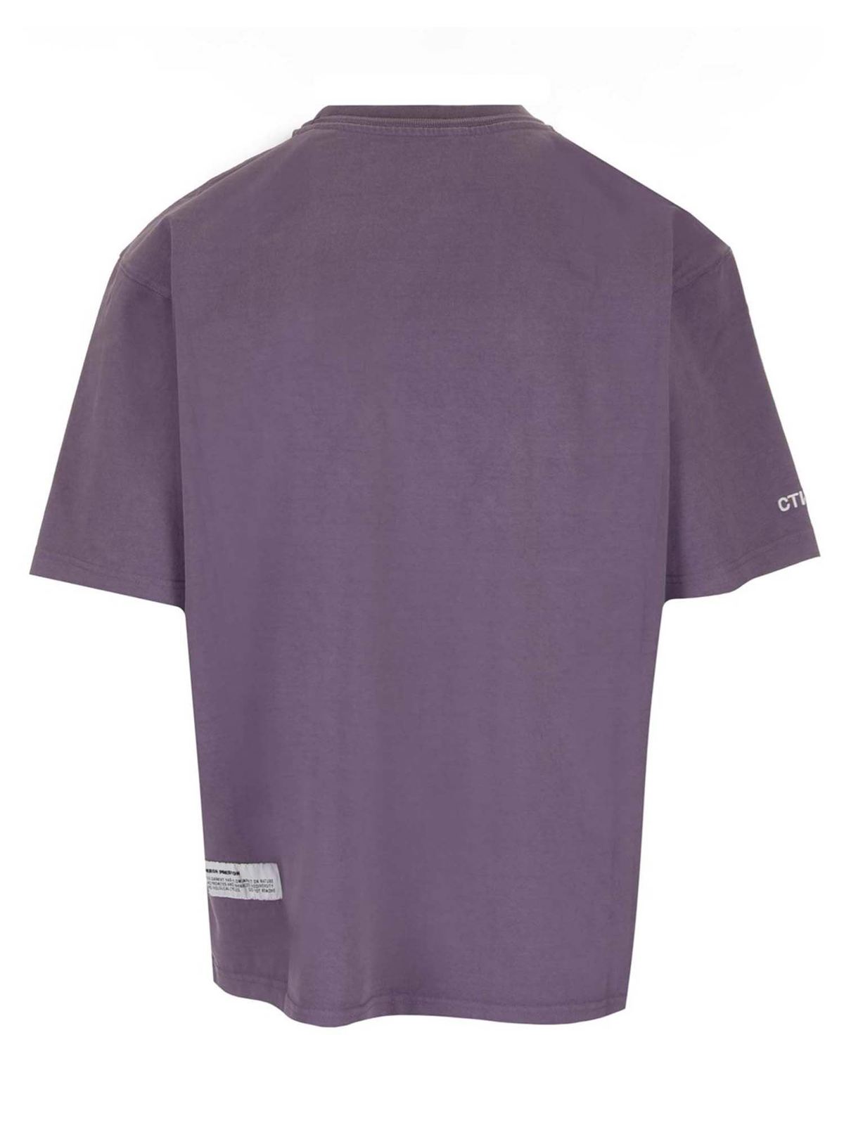 heron preston purple shirt