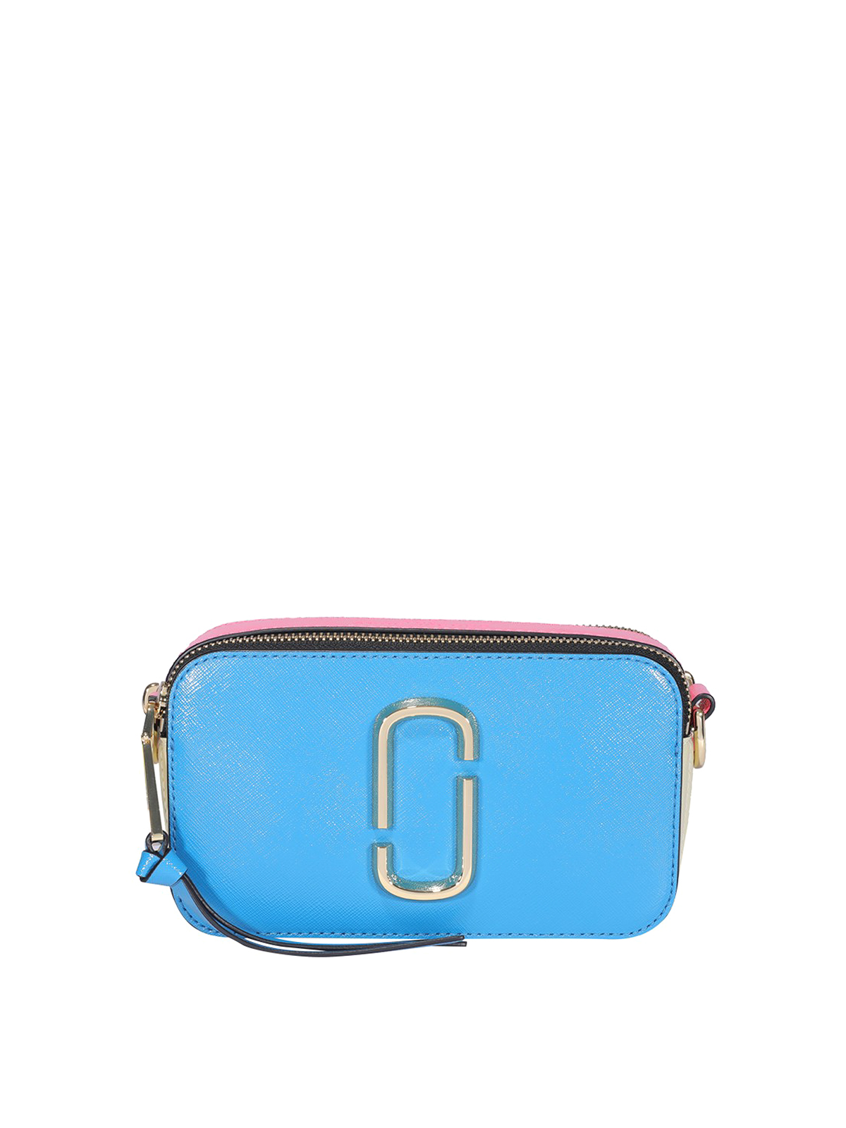 Marc Jacobs The Snapshot Leather Camera Bag - Green/Light Blue