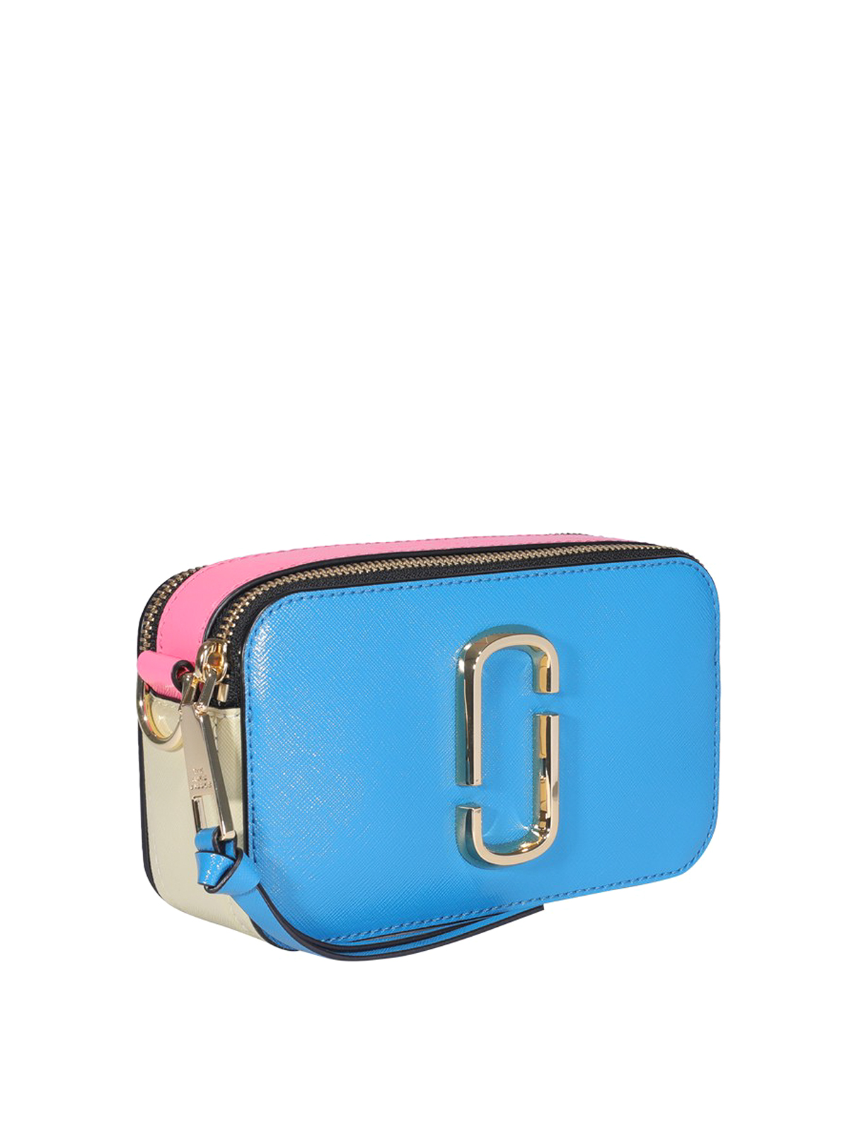 Marc Jacobs The Leather Snapshot Camera Bag in Blue