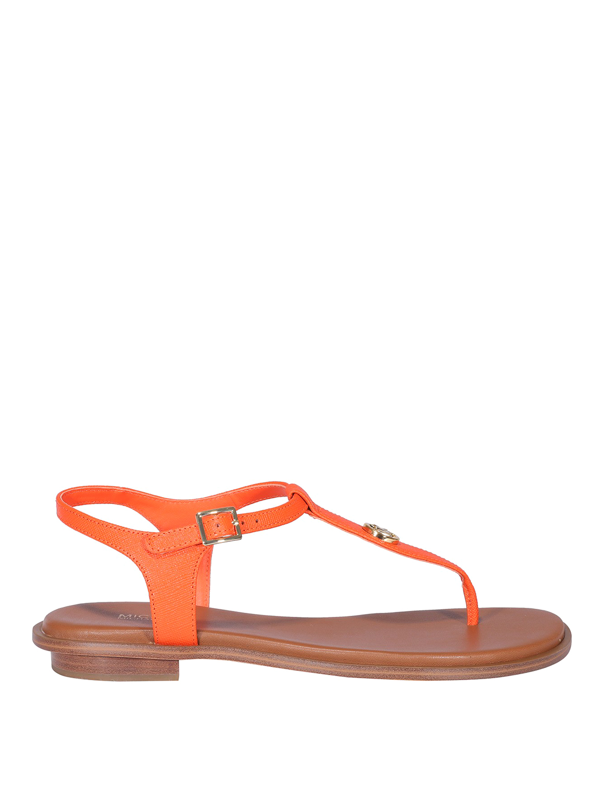 michael kors orange sandals