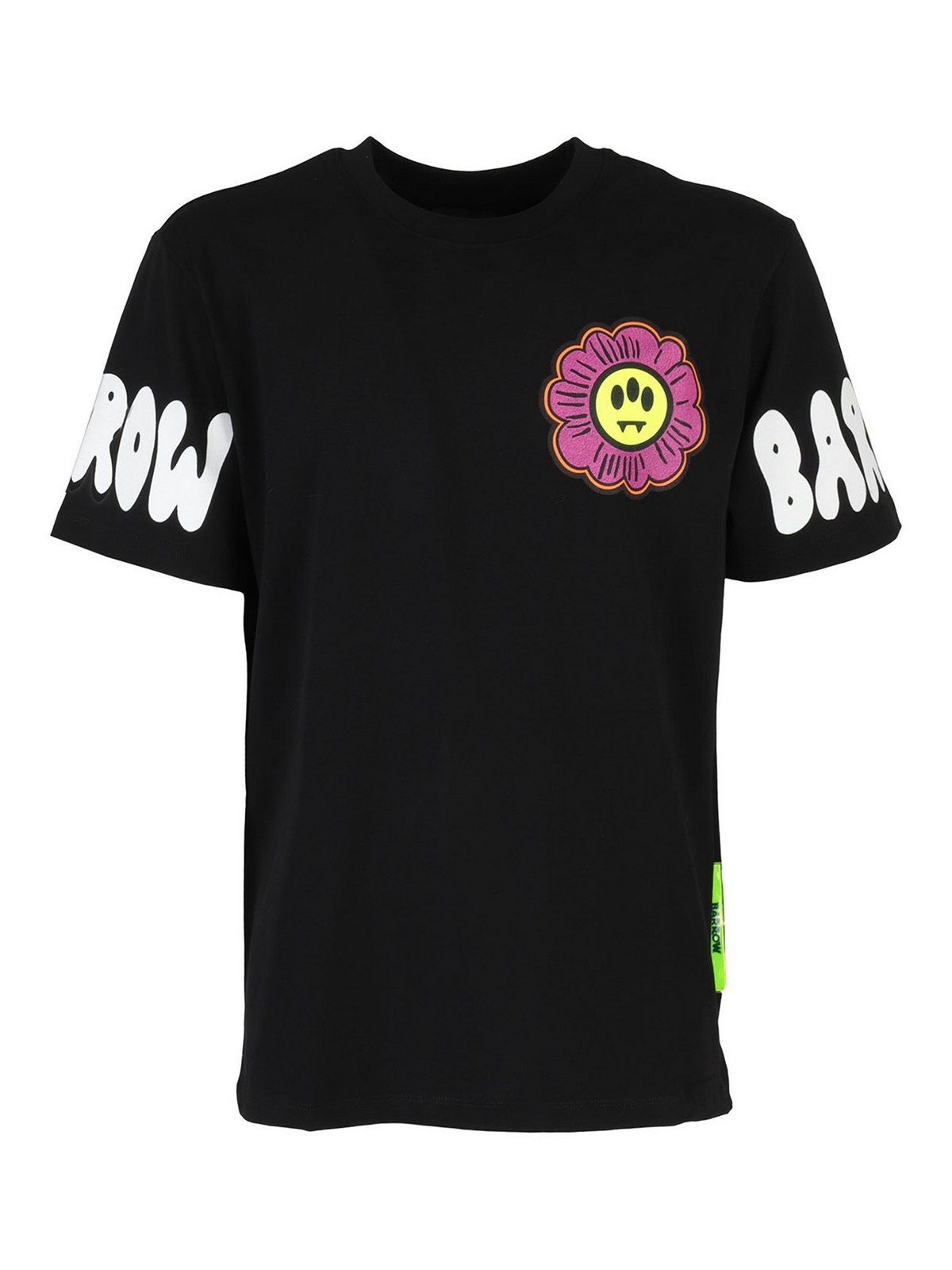 【Barrow】グラフィックプリントTシャツ メンズ Barrow Graphic print T-shirt - Black - Men | 029143110