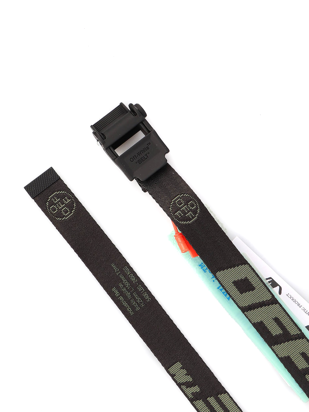 Off-White Black and White 2.0 Industrial Belt Off-White
