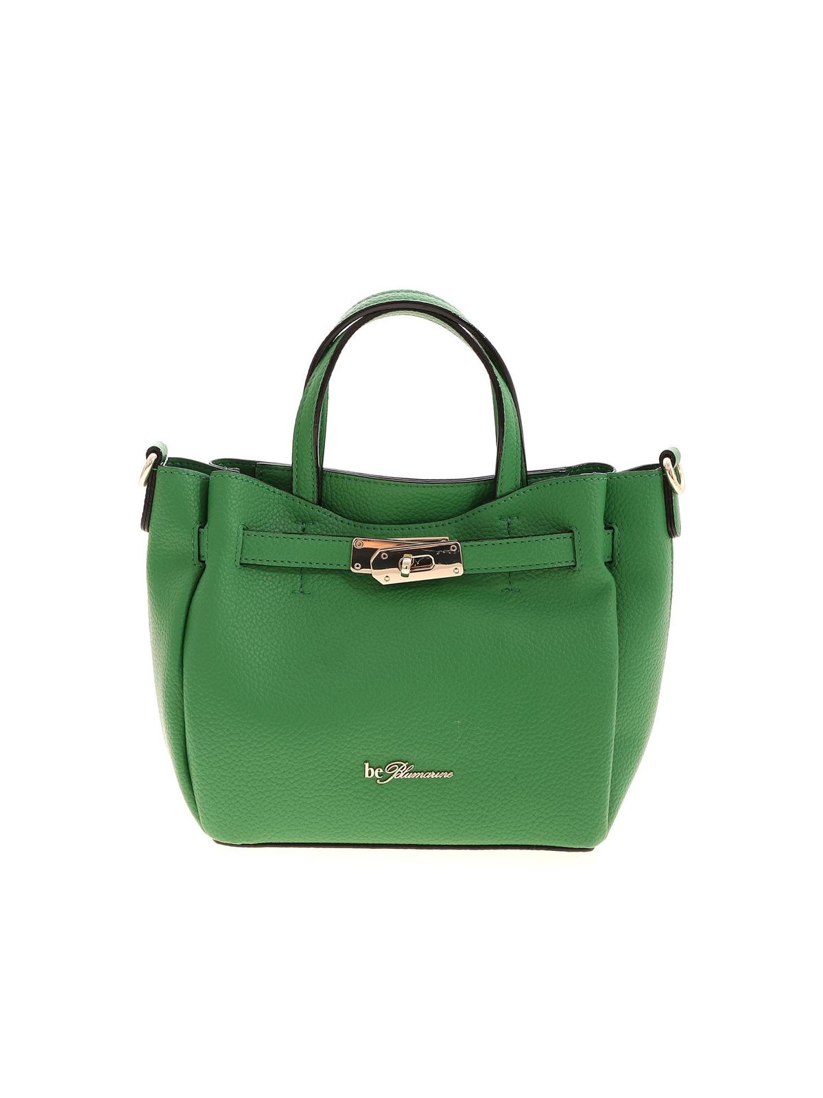 Blumarine Green Faux-Fur Bag