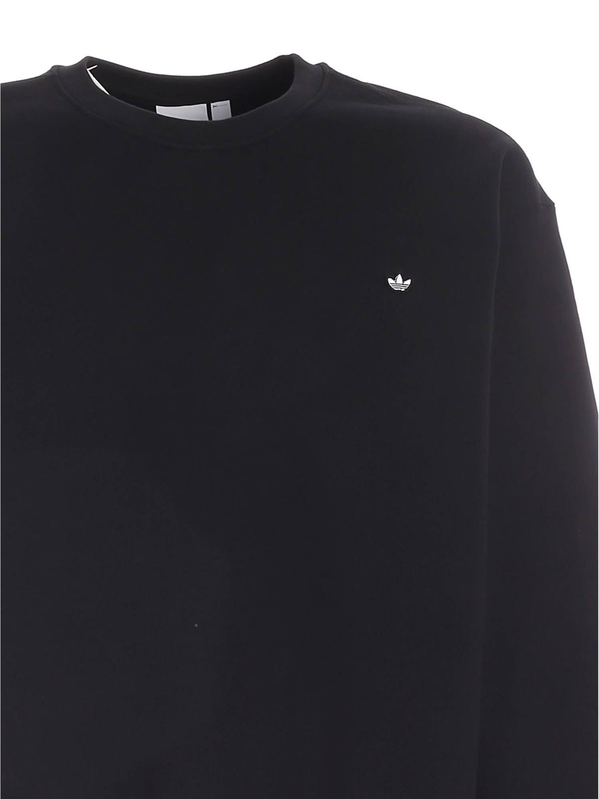 Adidas originals crew neck sweatshirt with patches online