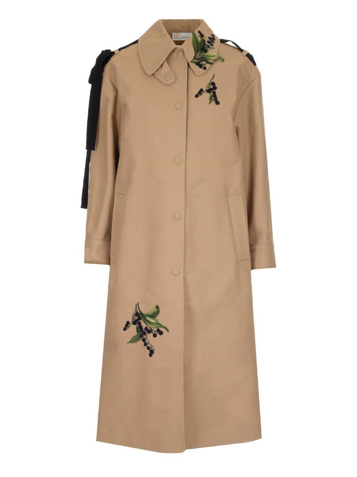 RED VALENTINO トレンチコート　ベージュ 中古・古着通販】RED VALENTINO (レッドヴァレンティノ