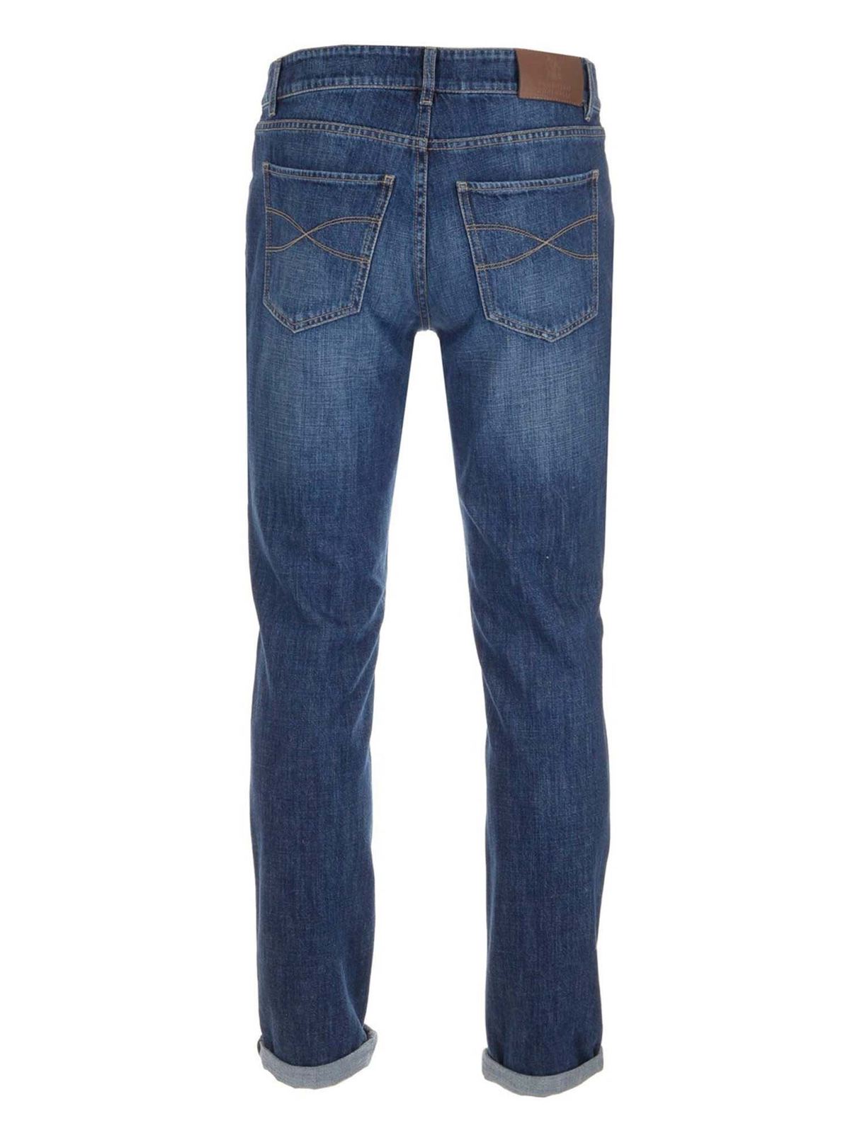 Brunello Cucinelli ストレートジーンズ - ブルー|M0Z37D2210C1468