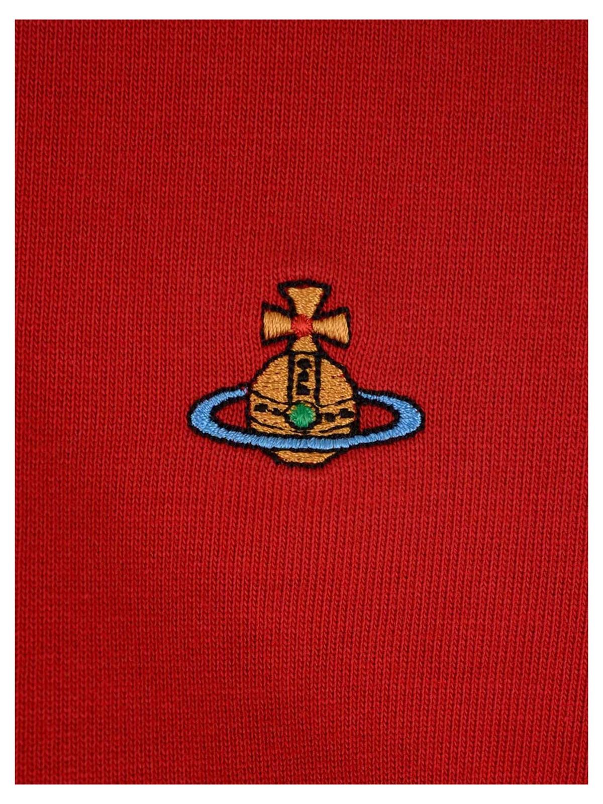 Vivienne Westwood Logo embroidery sweatshirt in red