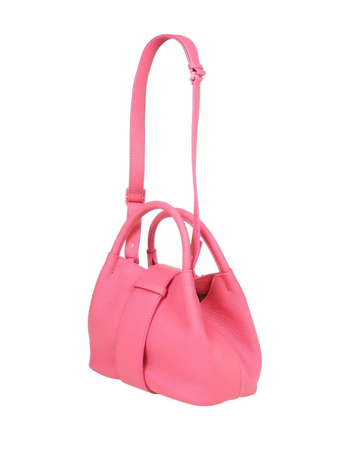 Zanellato Zoe Baby Pura leather handbag in pink