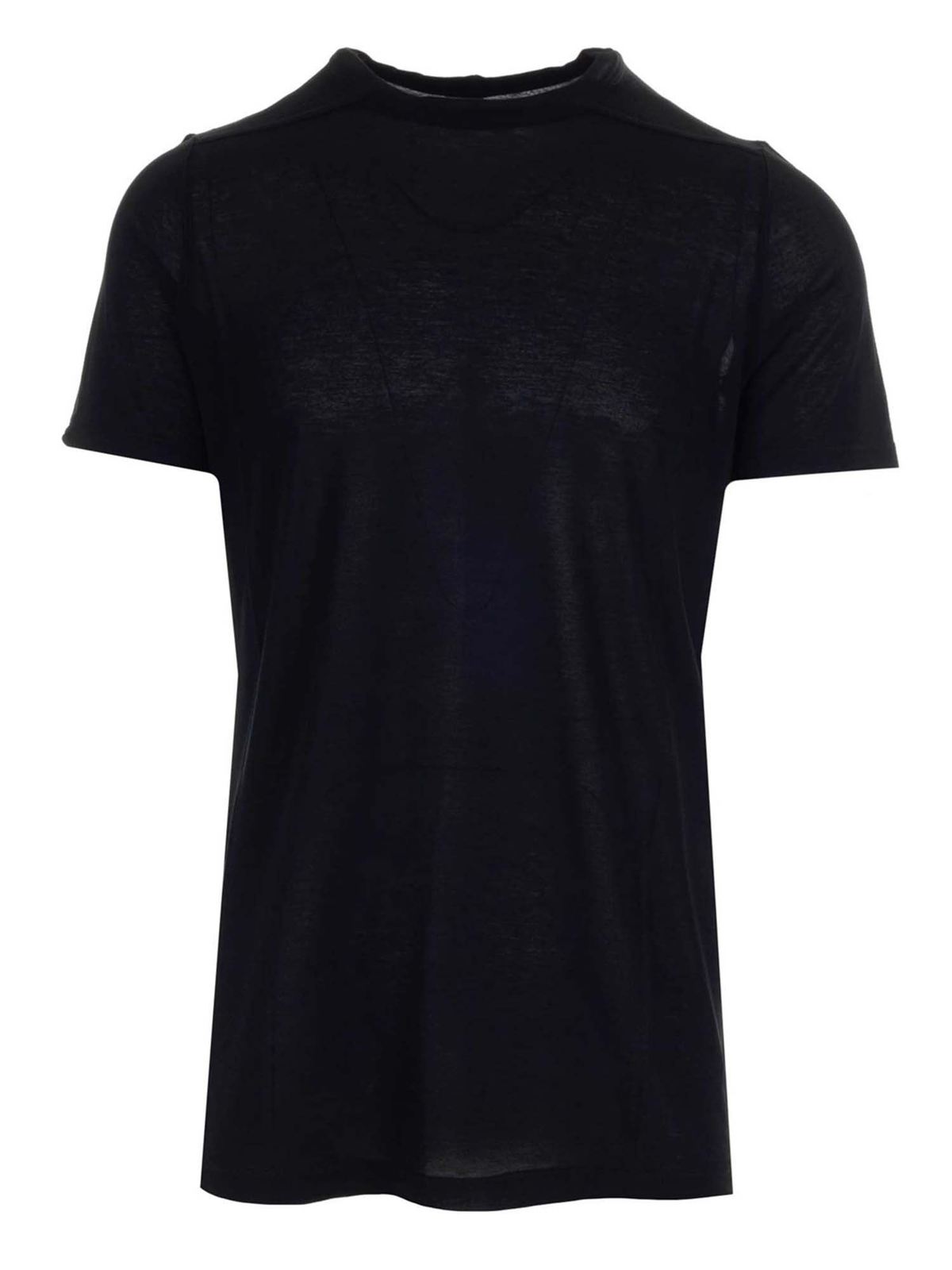 Rick Owens Basic t-shirt in black - Black - Men|RU21S6264JS09