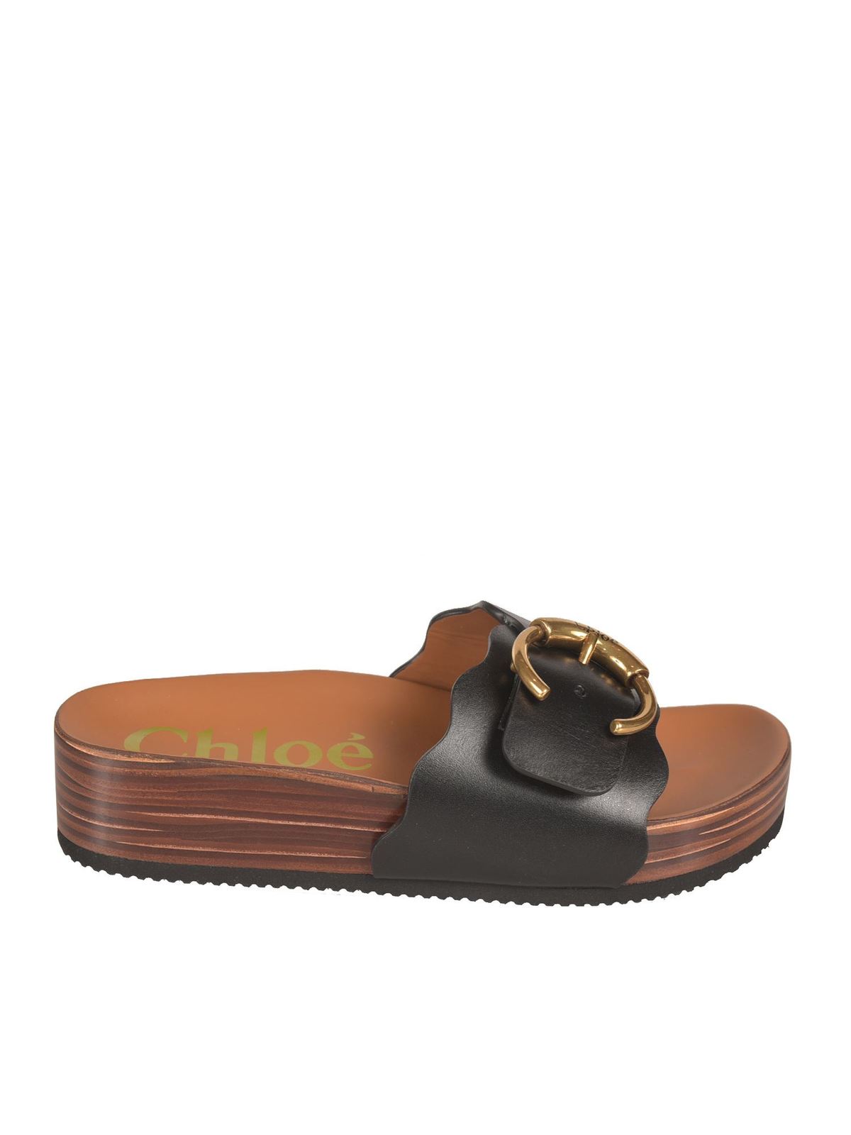 Chloe lauren leather store slides