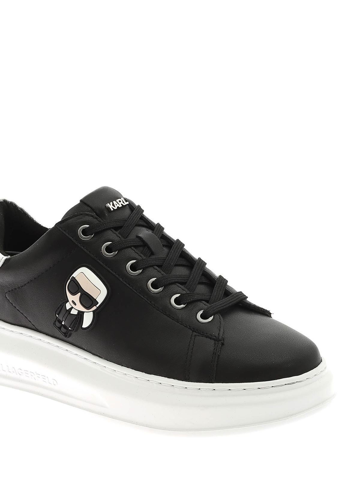 Shop Karl Lagerfeld Kapri Sneakers In Black In Negro