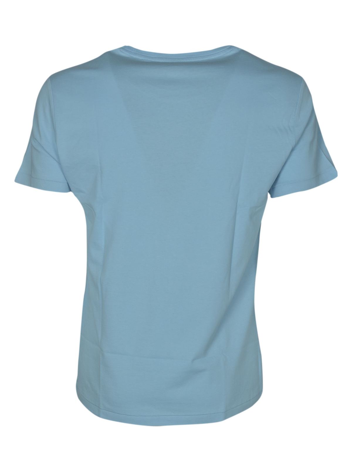 Shop Polo Ralph Lauren Camiseta - Azul Claro In Light Blue