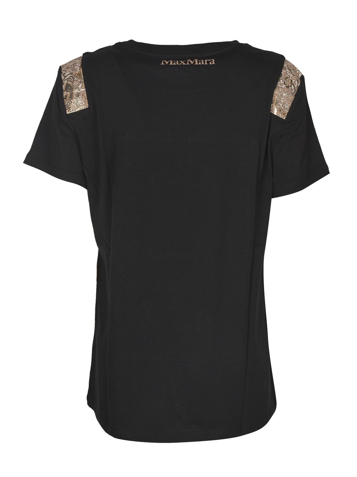 Max Mara Fine T-shirt in black - Black - Women|19411918600006
