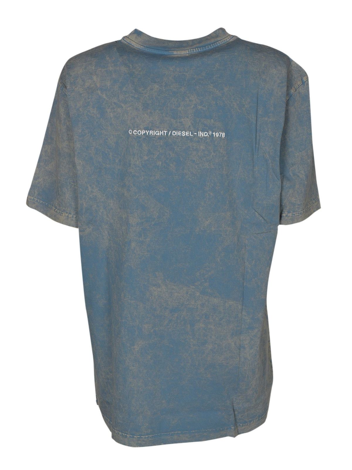 Diesel Tシャツ - Just E2 - ライトブルー|A023250KBAM8DHA