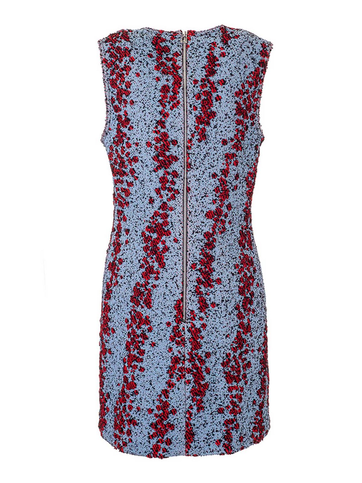 Bottega Veneta Sleeveless dress in light blue red and black