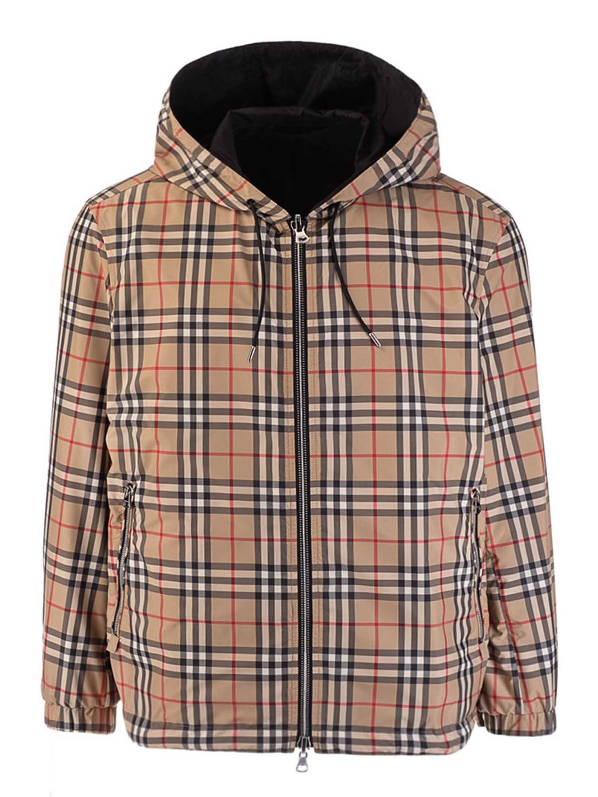 knap se tv sagde Casual jackets Burberry - Vintage Check reversible jacket - 8027097