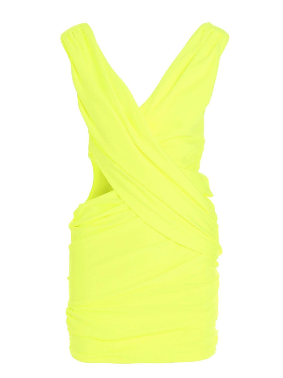 Balmain yellow hot sale dress