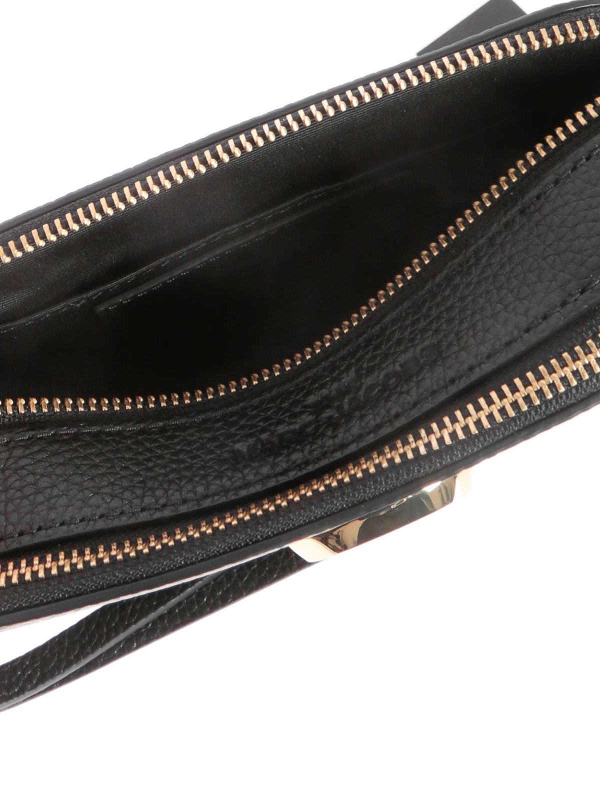 Cross body bags Marc Jacobs - Softshot crossbody bag in black and gold -  H113L01SP21002