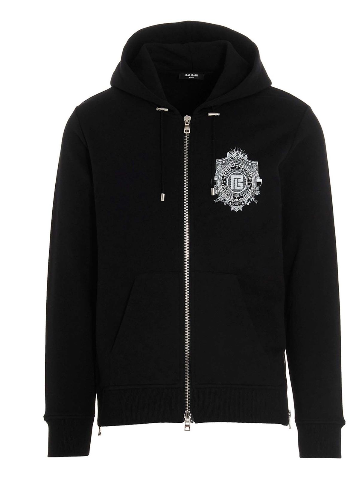 【BALMAIN】ロゴ オーバーサイズフィット フーディ 送料関税込 BALMAIN】ロゴ オーバーサイズフィット フーディ 送料関税込