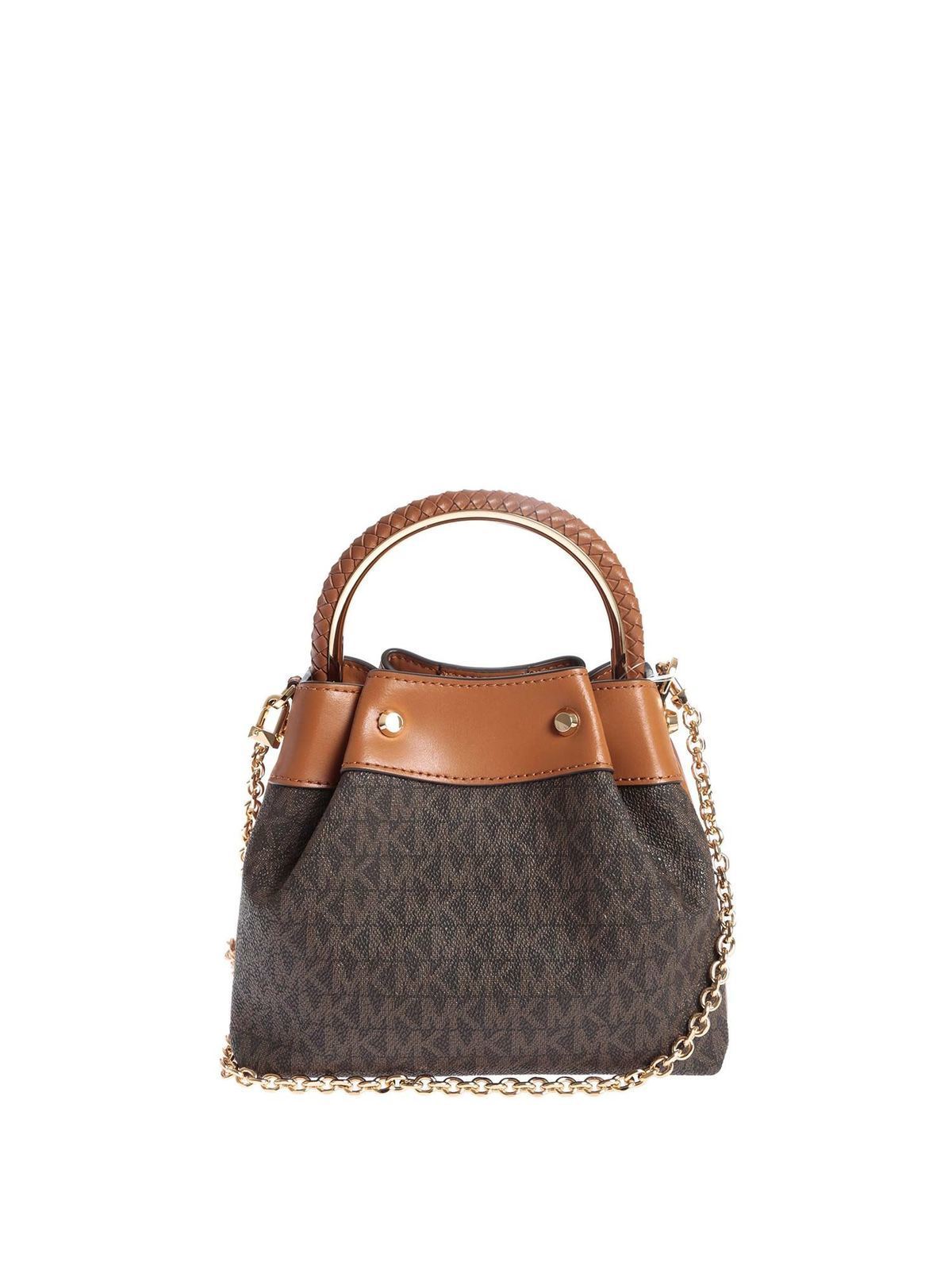 Michael Kors Bucket Bag for Women, Brown 30F8G0CM2T-203 : Amazon.ae: Fashion