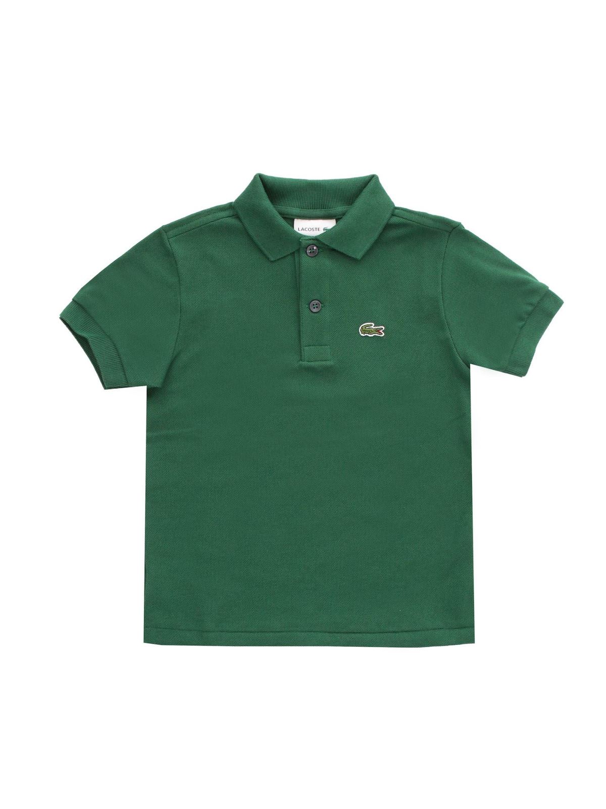 Polo shirts Lacoste - Logo patch polo shirt in green PJ2909132