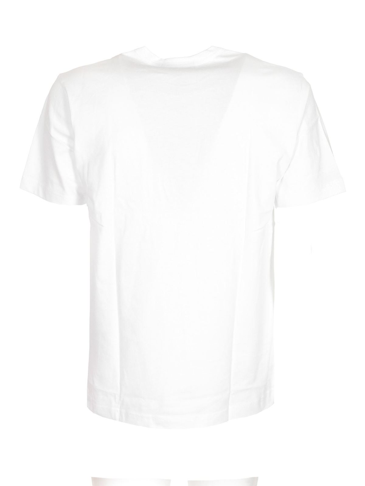 Shop Comme Des Garçons Shirt Maxi Pocket T-shirt In White