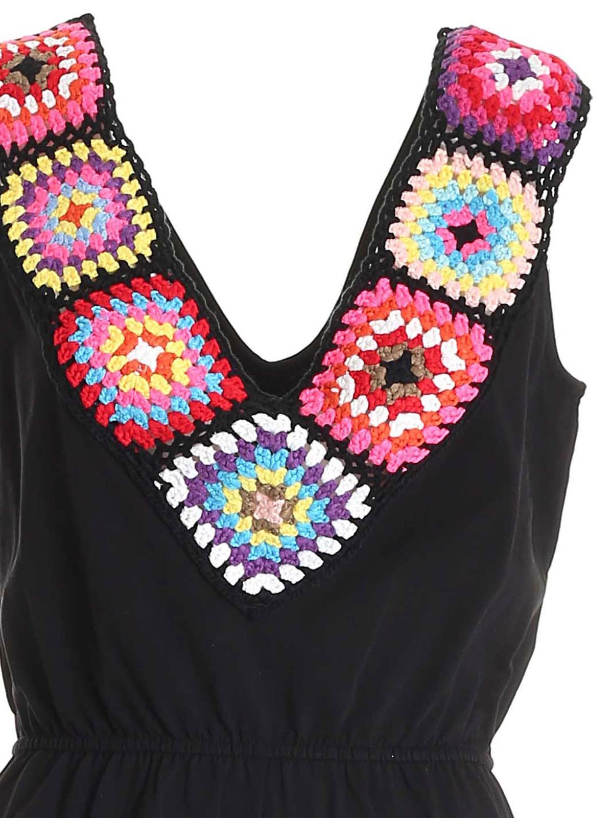 Exclusive Paris Tuta Corta Gaelle Paris Tuta Corta Nera Con Inserto